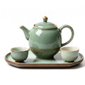 Sage Celadon Ceramic Tea Set