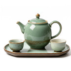 Sage Celadon Ceramic Tea Set