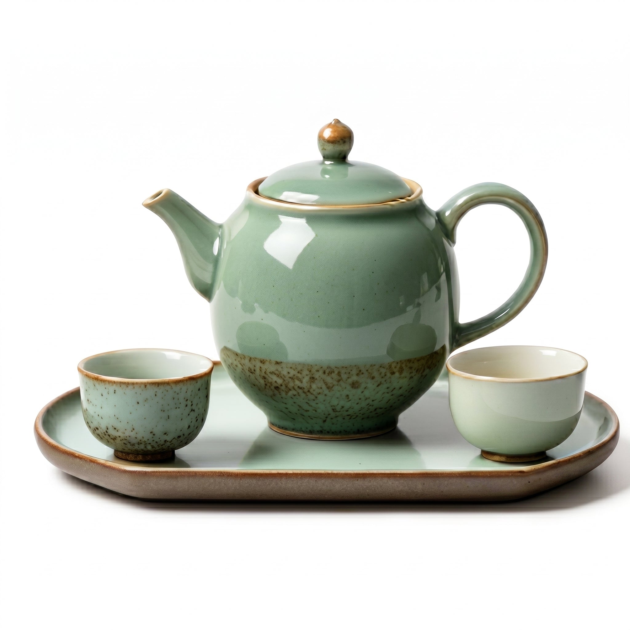 Sage Celadon Ceramic Tea Set