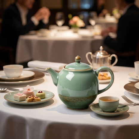 Sage Celadon Ceramic Tea Set