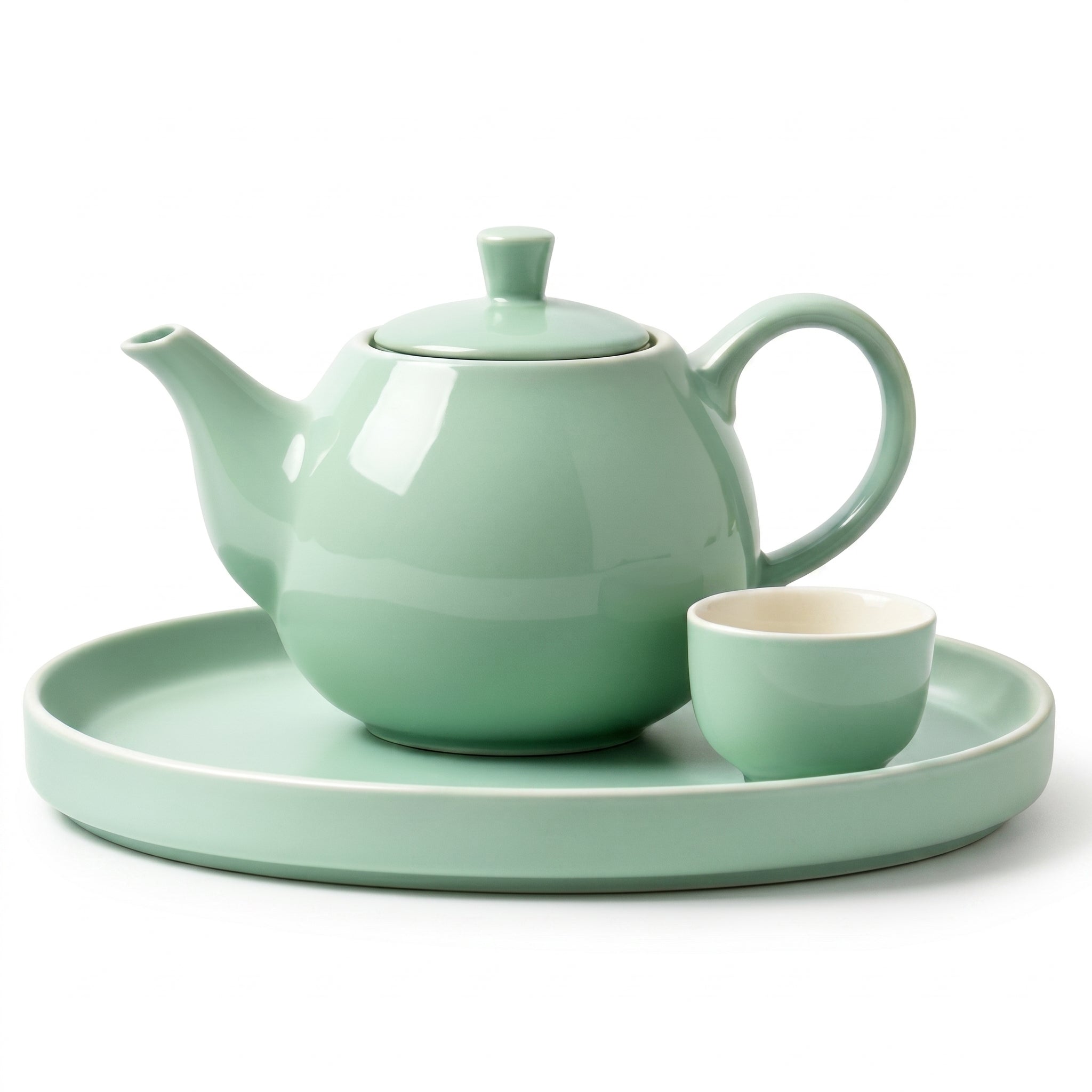 Mint Matte Ceramic Tea Set