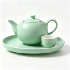 Serene Sage Minimalist Ceramic Tea Set