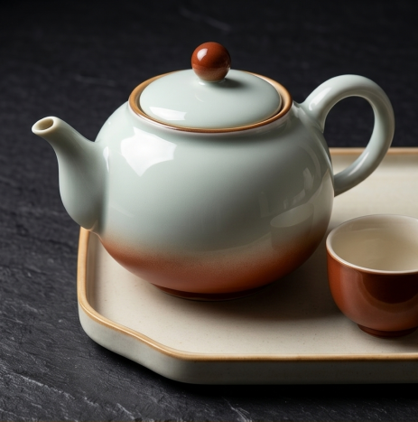 Dusk Gradient Ceramic Tea Set