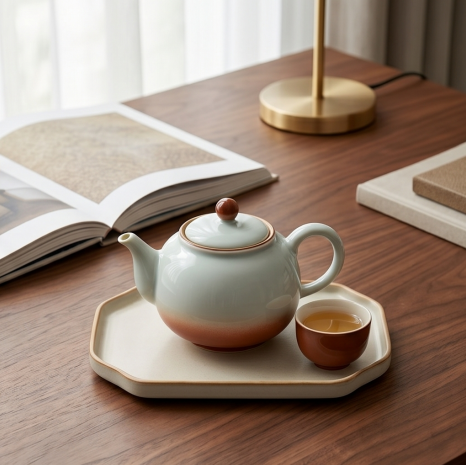 Dusk Gradient Ceramic Tea Set