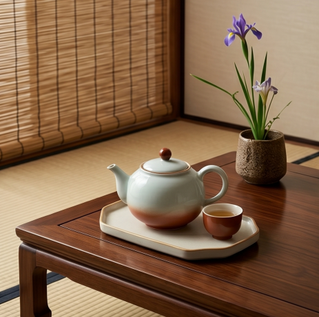 Dusk Gradient Ceramic Tea Set