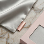 Silver Gray Pure Mulberry Silk Pillowcase with Gift Box