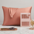 Dusty Rose Pure Mulberry Silk Pillowcase with Gift Box