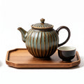 Mint Celadon Hexagonal Ceramic Tea Set
