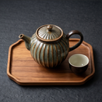Mint Celadon Hexagonal Ceramic Tea Set