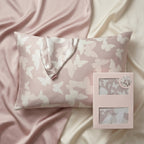 Blush Butterfly Pure Mulberry Silk Pillowcase with Gift Box