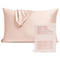 Blush Pink Pure Mulberry Silk Pillowcase with Gift Box
