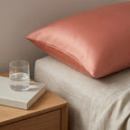 Dusty Rose Pure Mulberry Silk Pillowcase with Gift Box
