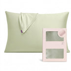 Sage Green Pure Mulberry Silk Pillowcase with Gift Box