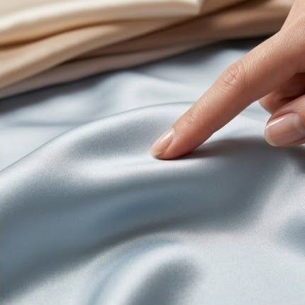 Sky Blue Pure Mulberry Silk Pillowcase with Gift Box