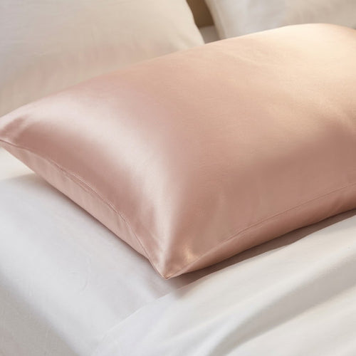 Blush Pink Pure Mulberry Silk Pillowcase with Gift Box