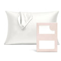 Classic Ivory Pure Mulberry Silk Pillowcase with Gift Box